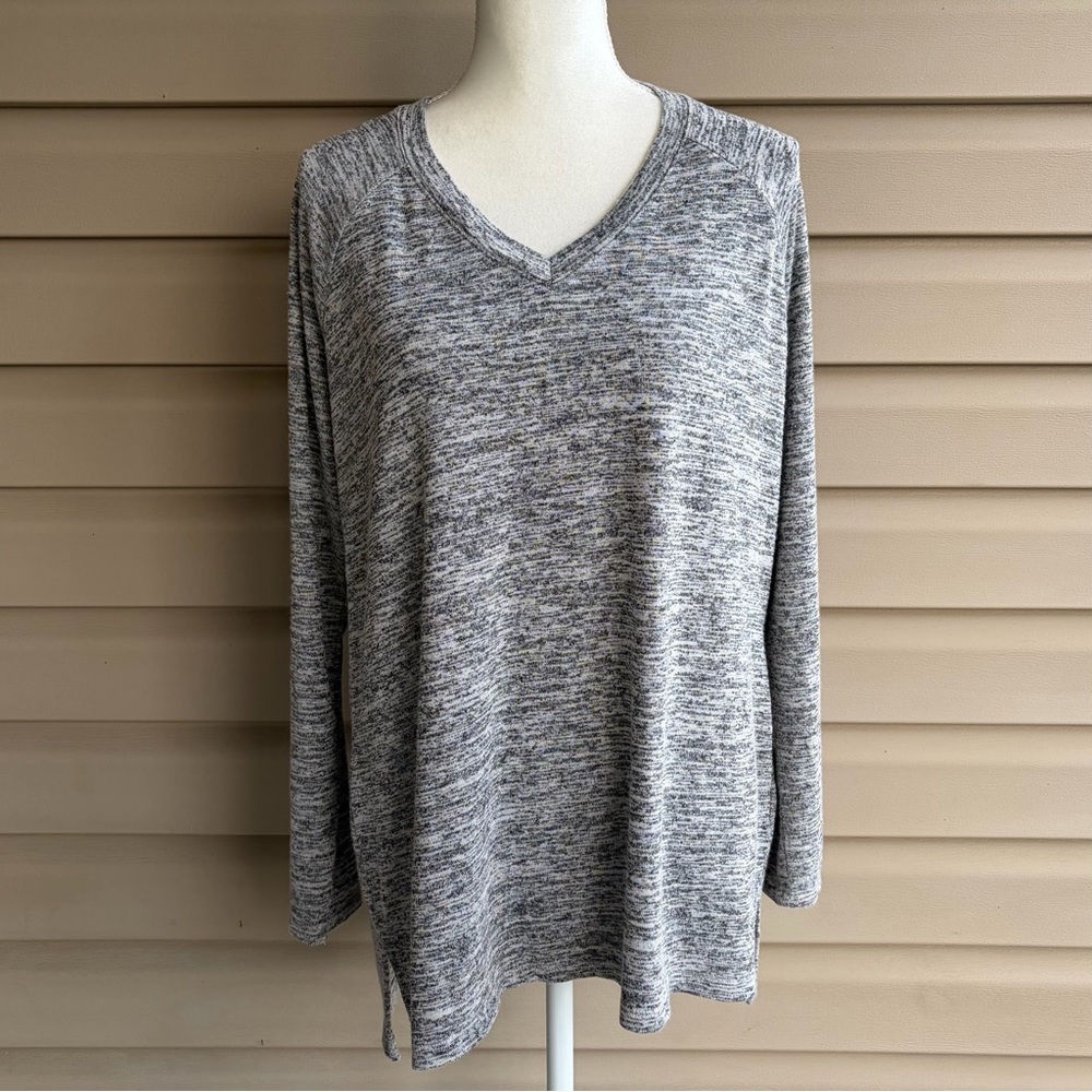 •Banana Republic• Soft Marled Sweater Knit Top - Size Large